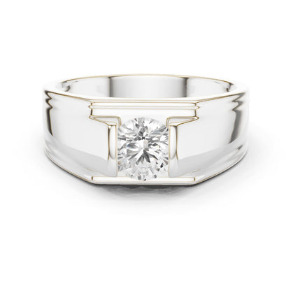 Men's Round Lab Grown Diamond Ring