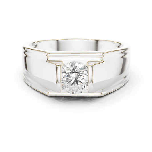 Men's Round Lab Grown Diamond Ring