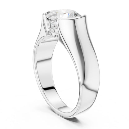 Men's Round Lab Grown Diamond Ring