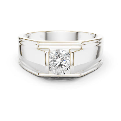 Men's Round Lab Grown Diamond Ring