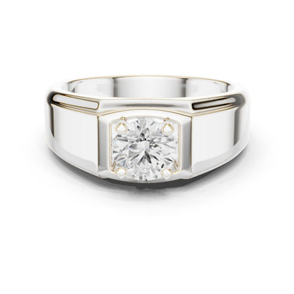 Men's Round Lab Grown Diamond Ring