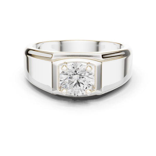 Men's Round Lab Grown Diamond Ring