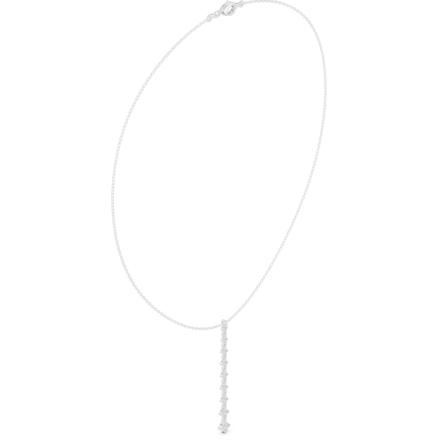 Round Lab Grown Diamond Pendant