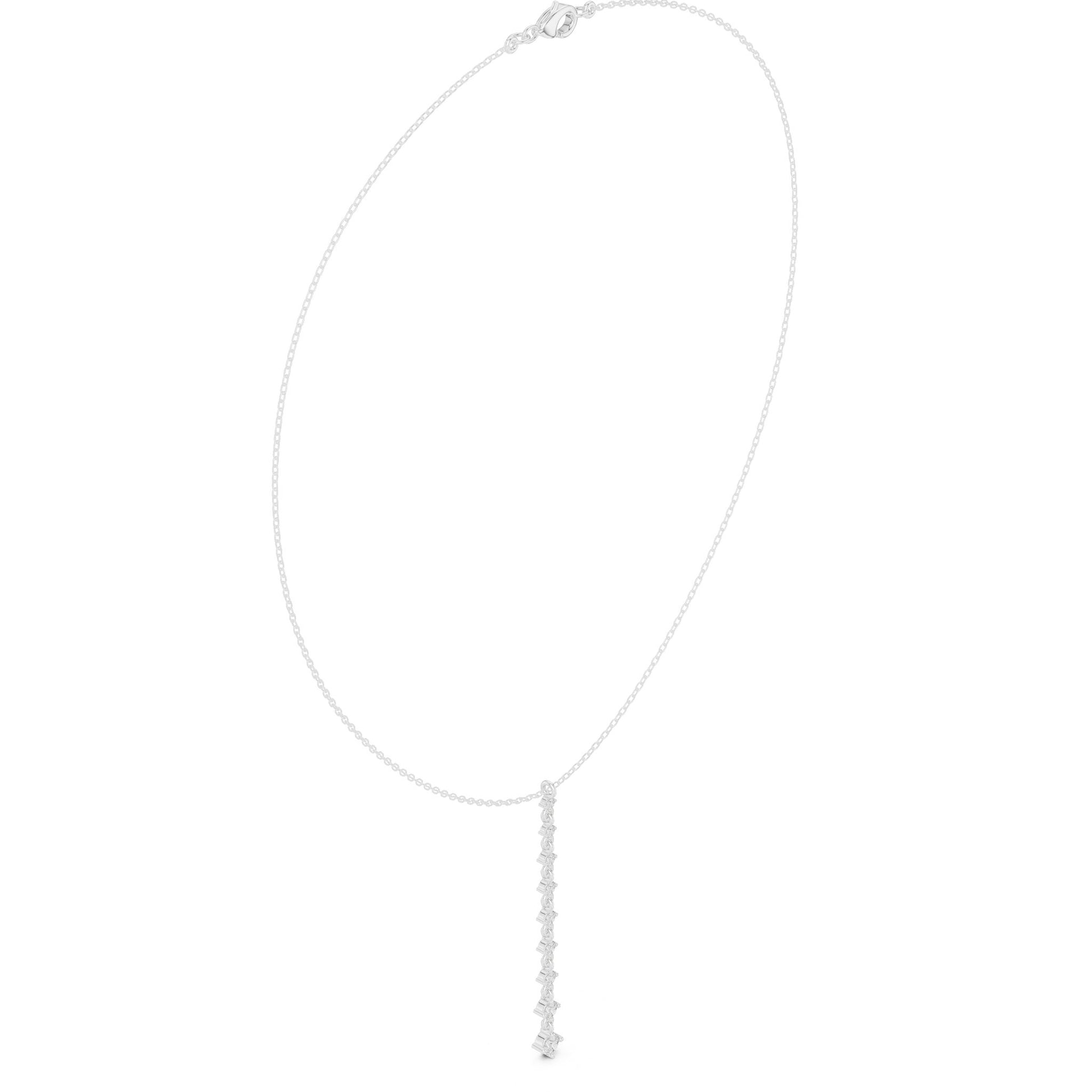 Round Lab Grown Diamond Pendant