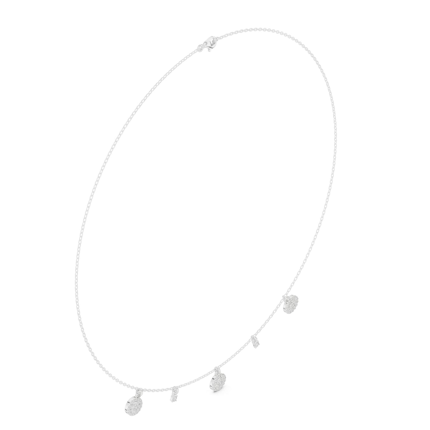 Round Lab Grown Diamond Pendant