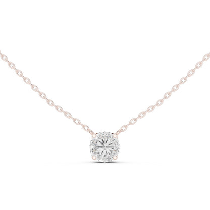 Round Lab Grown Diamond Pendant