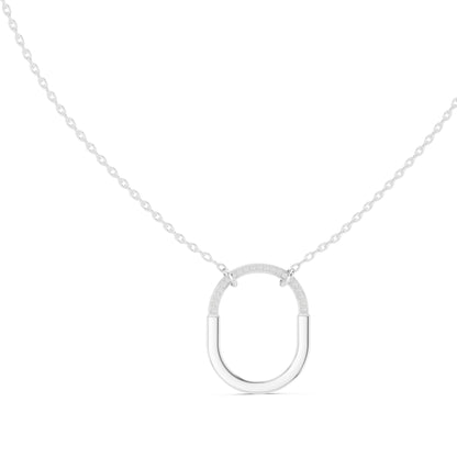 Round Lab Grown Diamond Pendant