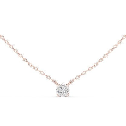 Round Lab Grown Diamond Pendant