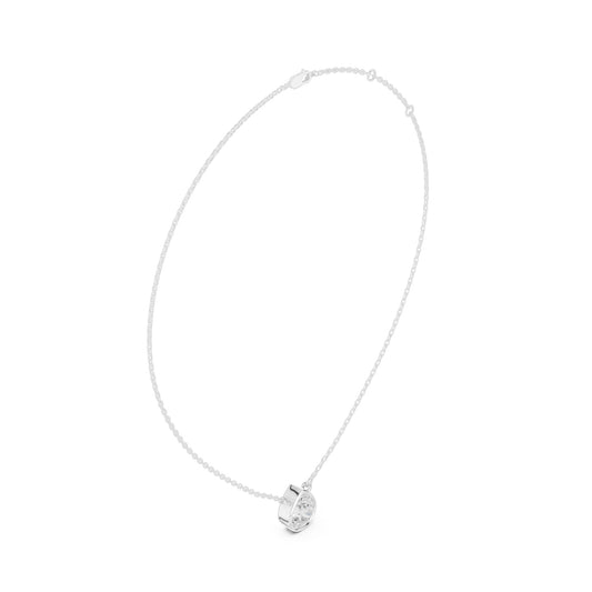 Round Lab Grown Diamond Pendant