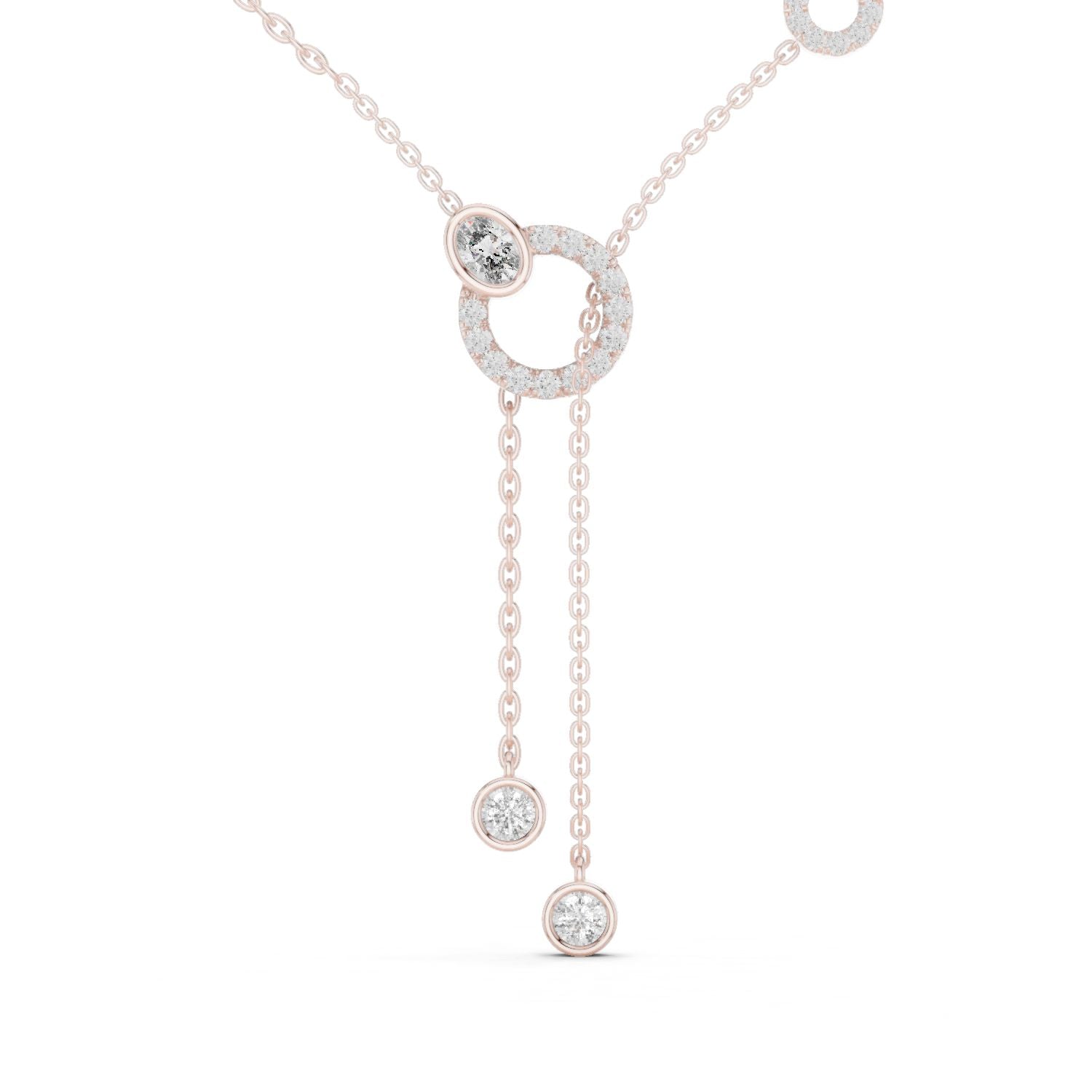 Round Lab Grown Diamond Pendant