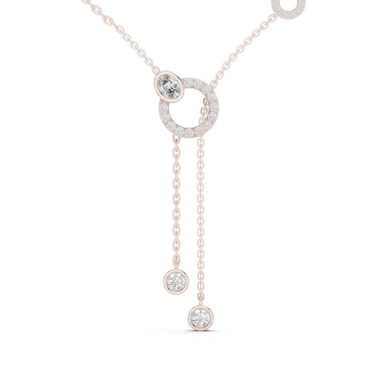 Round Lab Grown Diamond Pendant