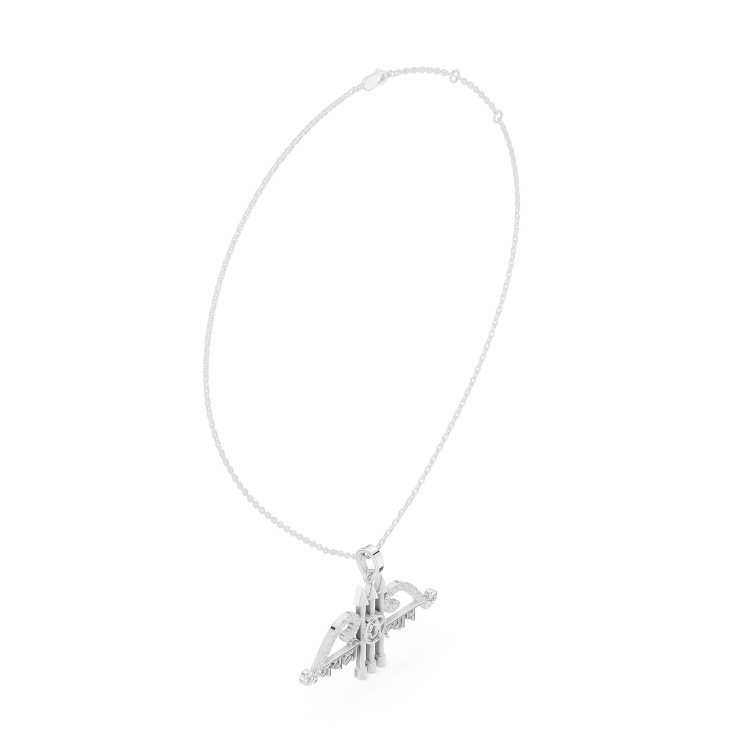 Round Lab Grown Diamond Pendant