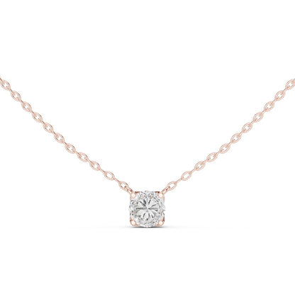 Round Lab Grown Diamond Pendant