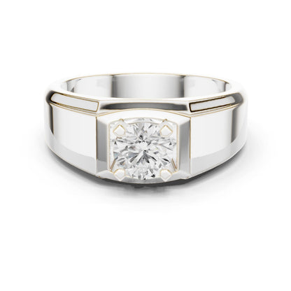 Men's Round Lab Grown Diamond Ring