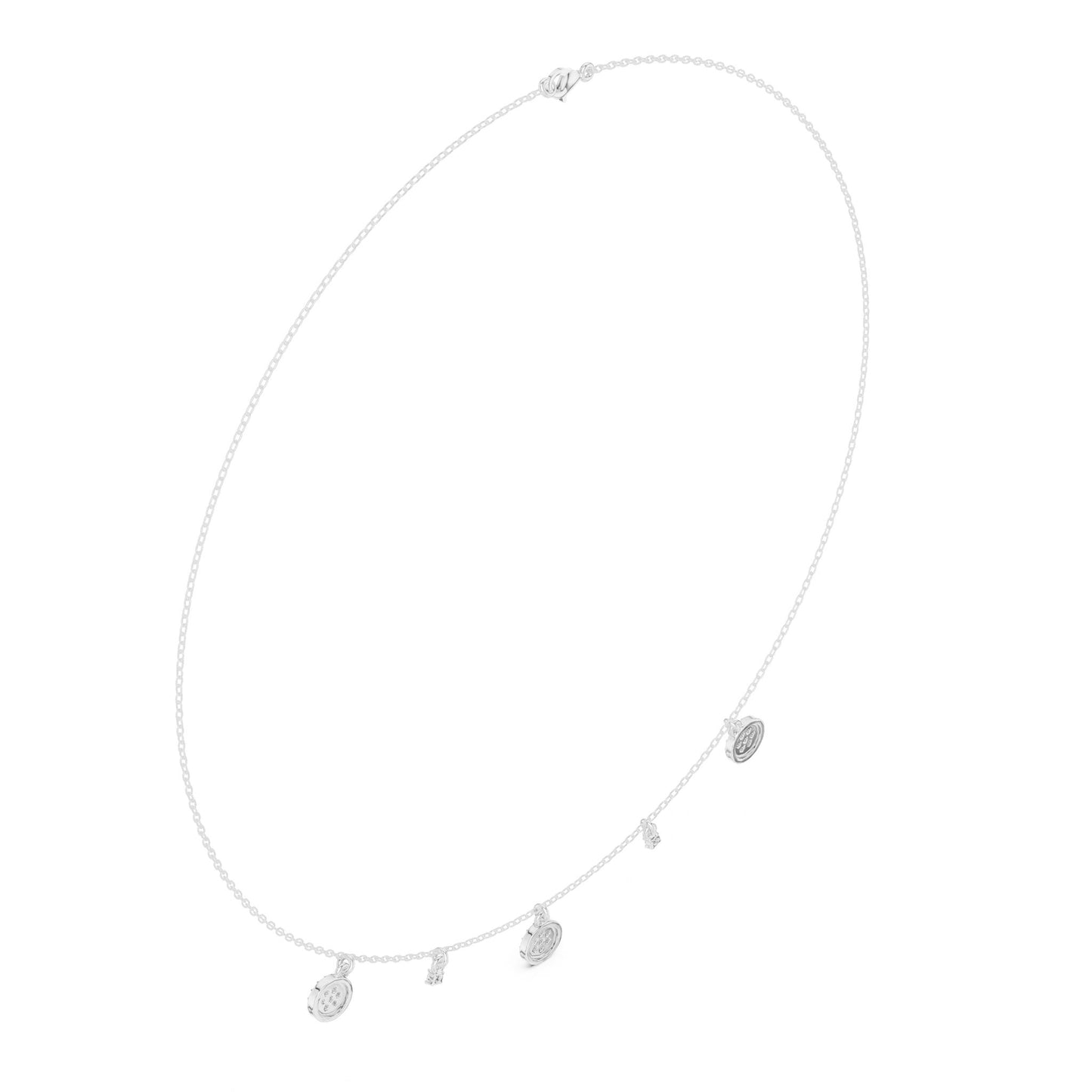 Round Lab Grown Diamond Pendant