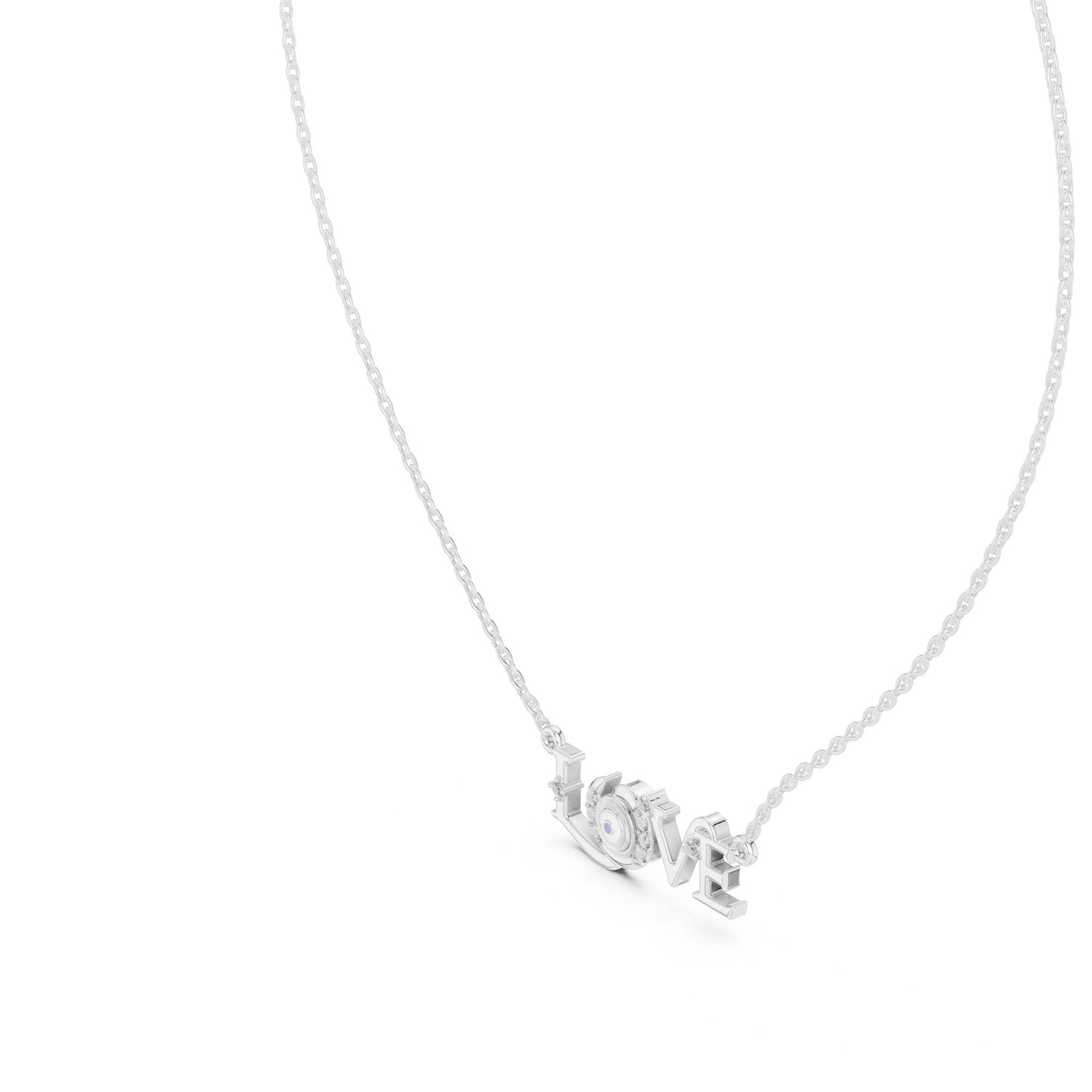 Round Lab Grown Diamond Pendant
