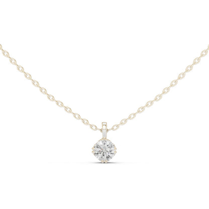 Round Lab Grown Diamond Pendant