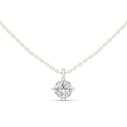 Round Lab Grown Diamond Pendant