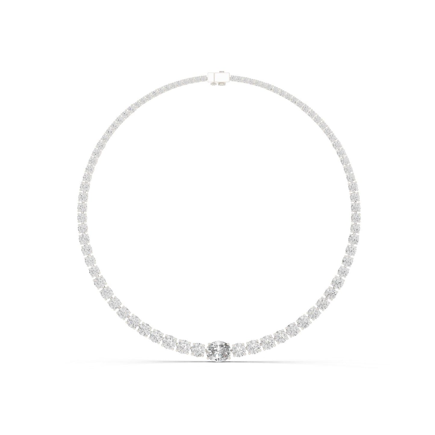 Round Lab Grown Diamond Pendant