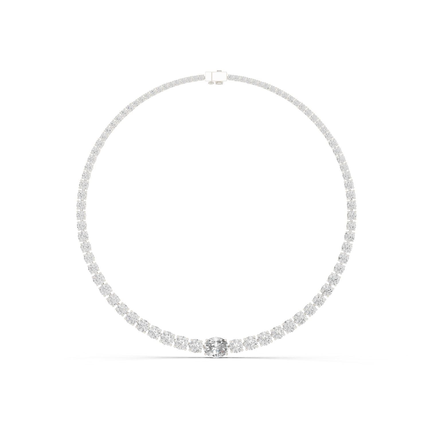 Round Lab Grown Diamond Pendant