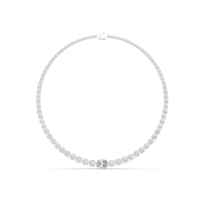 Round Lab Grown Diamond Pendant