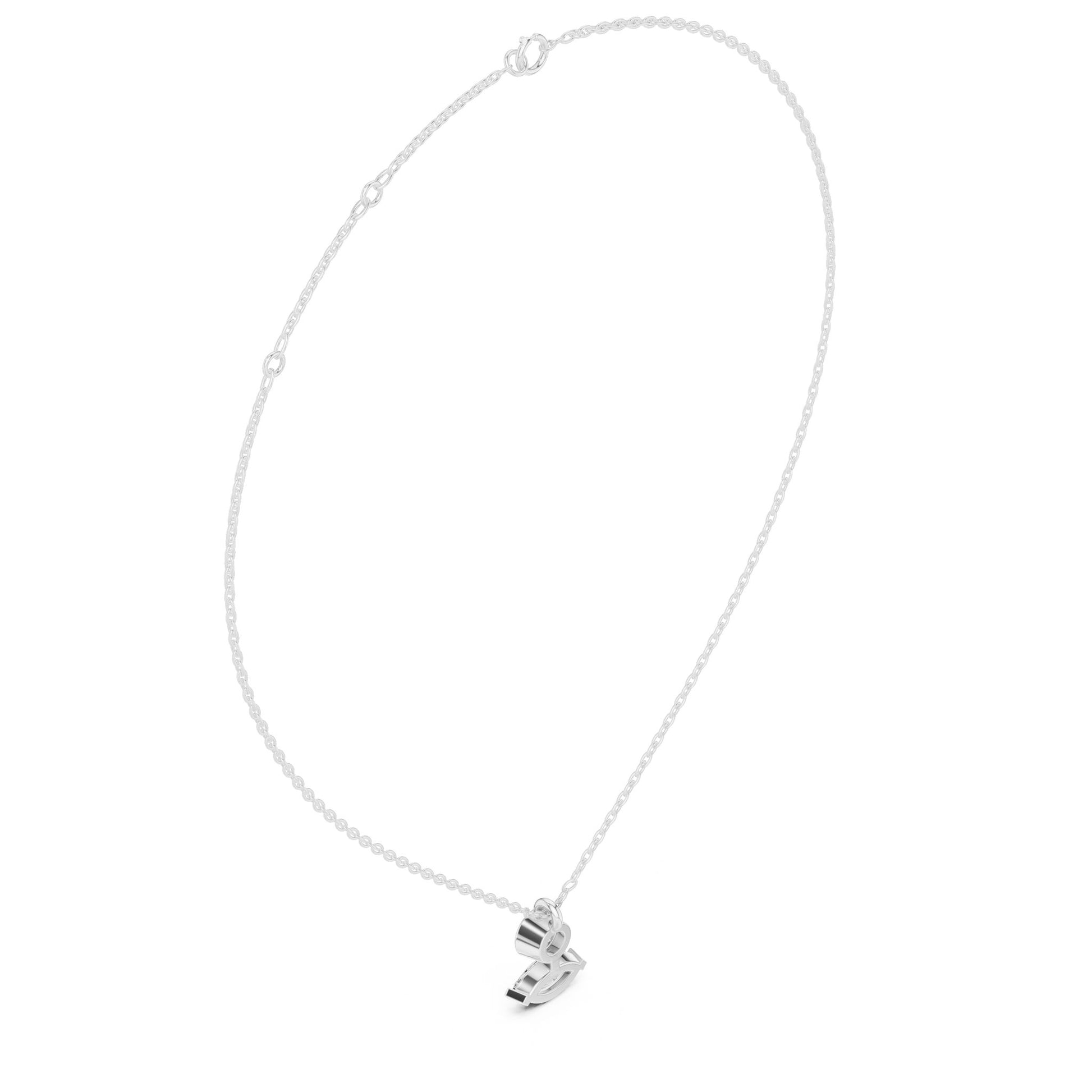 Round Lab Grown Diamond Pendant
