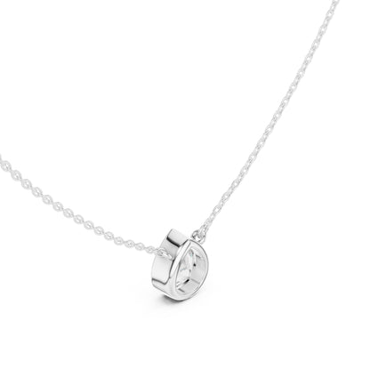 Round Lab Grown Diamond Pendant