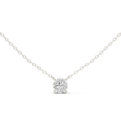 Round Lab Grown Diamond Pendant