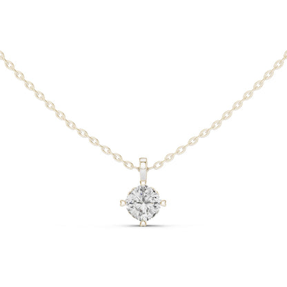 Round Lab Grown Diamond Pendant