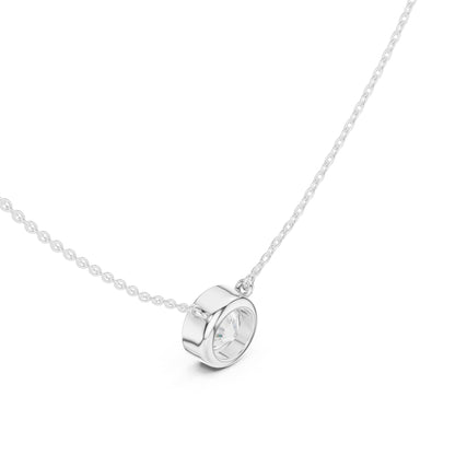 Round Lab Grown Diamond Pendant