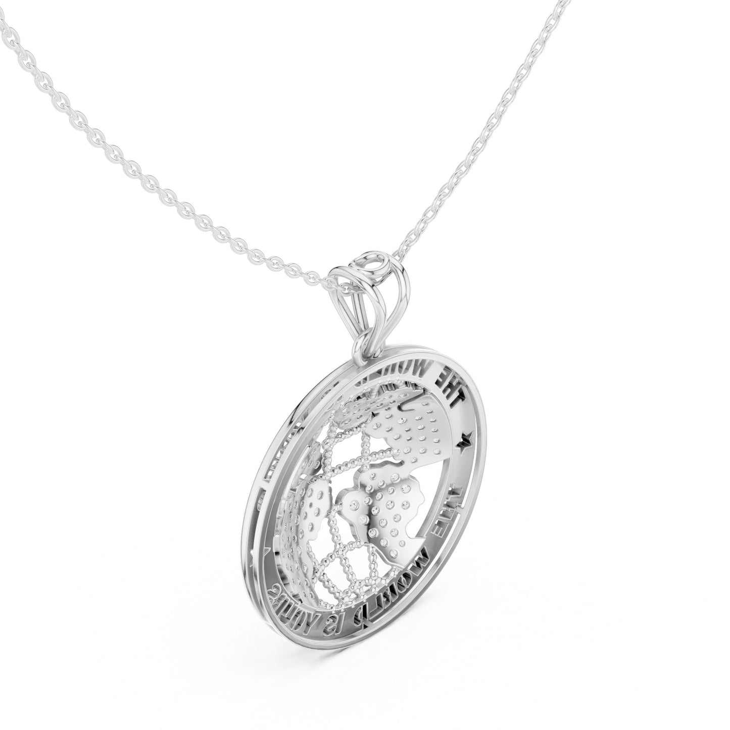 Round Lab Grown Diamond Pendant