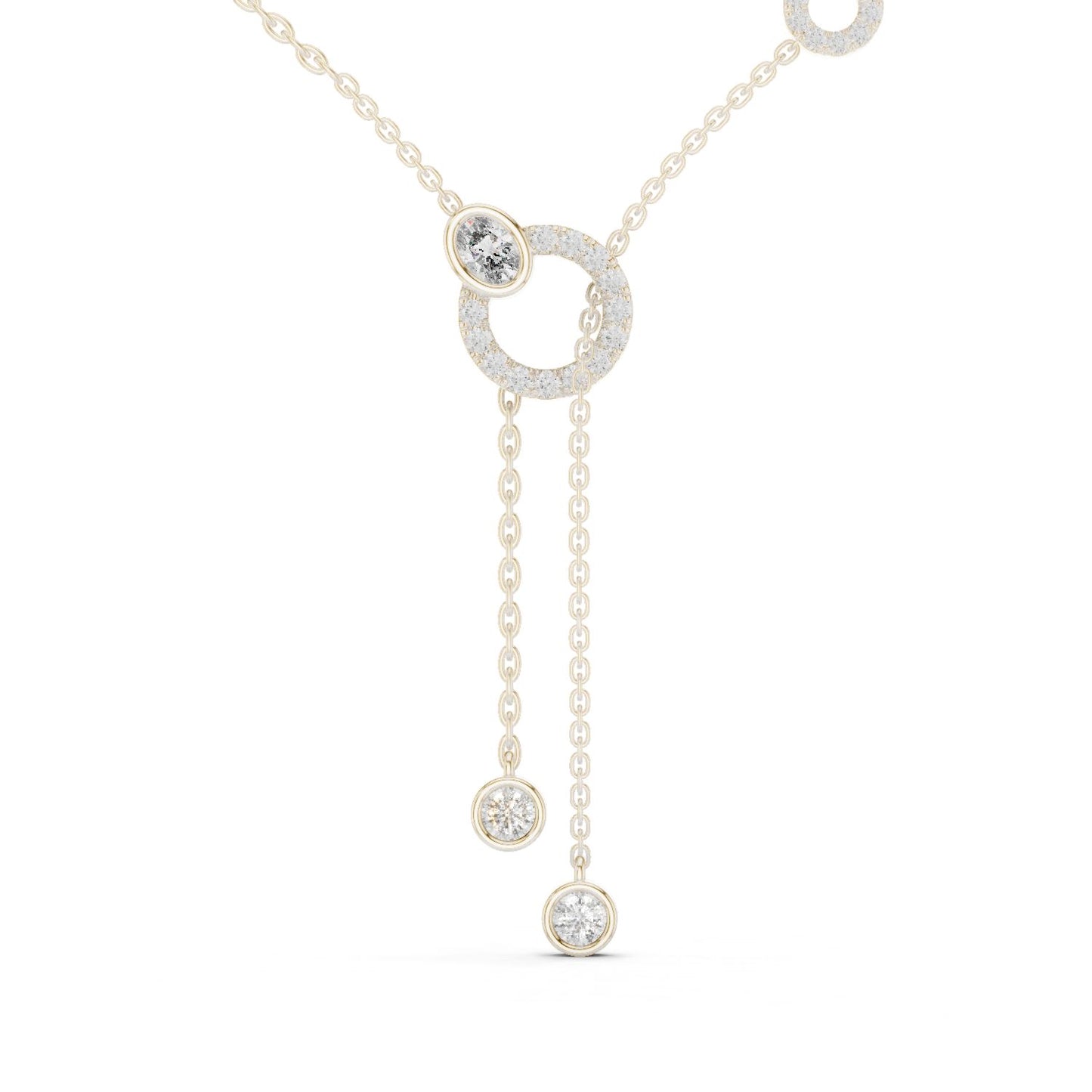 Round Lab Grown Diamond Pendant