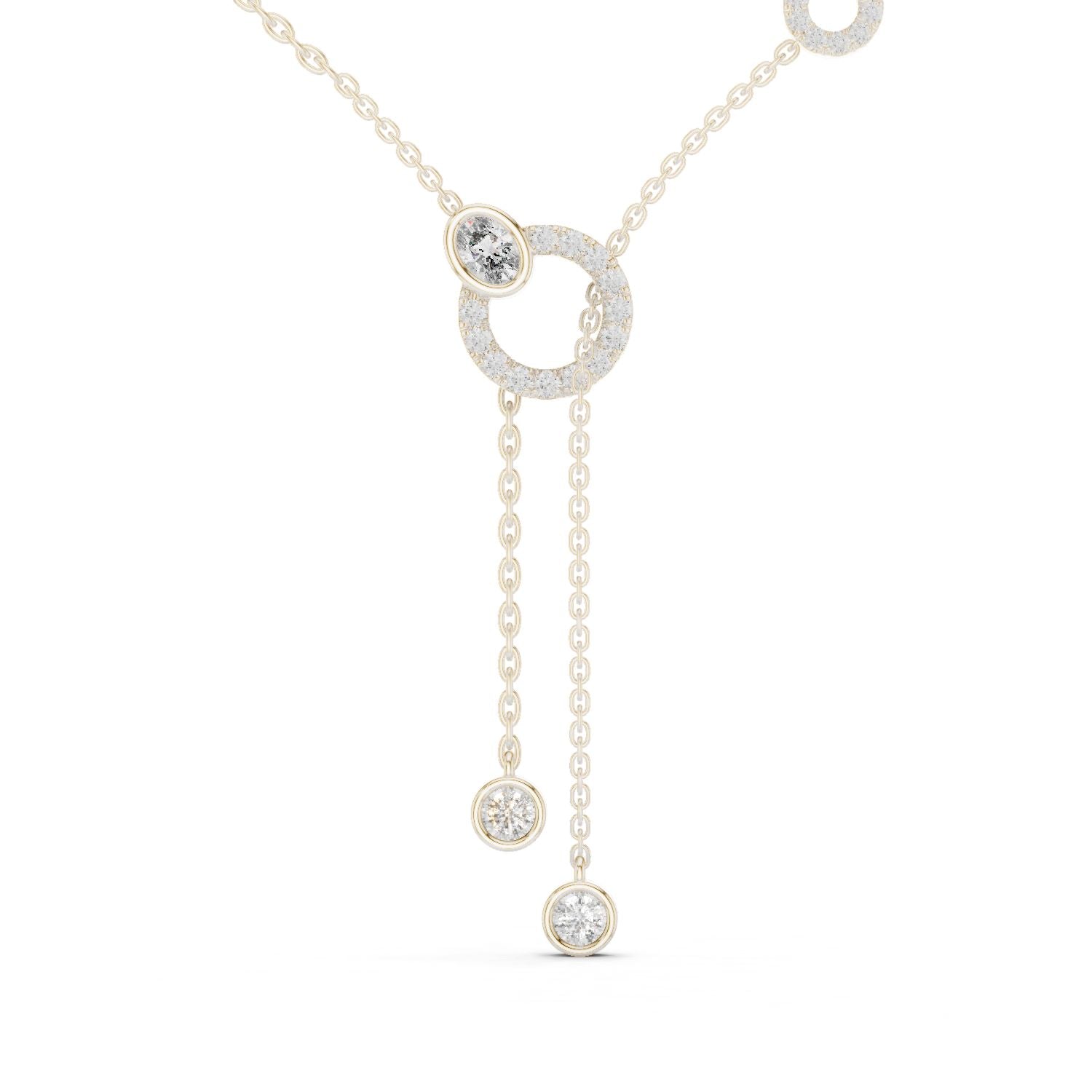 Round Lab Grown Diamond Pendant
