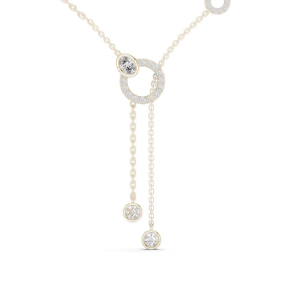 Round Lab Grown Diamond Pendant