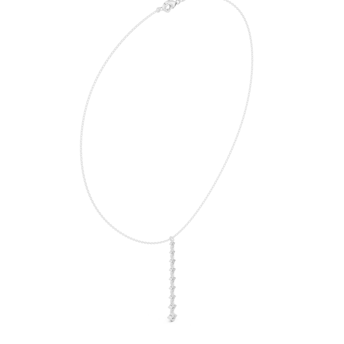Round Lab Grown Diamond Pendant