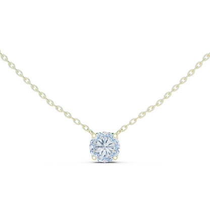 Round Lab Grown Diamond Pendant