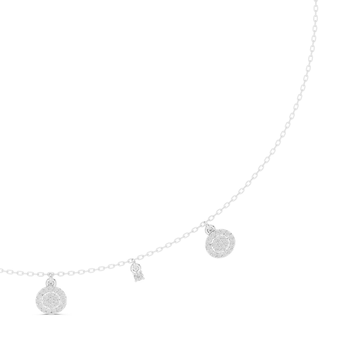 Round Lab Grown Diamond Pendant