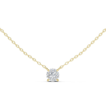 Round Lab Grown Diamond Pendant