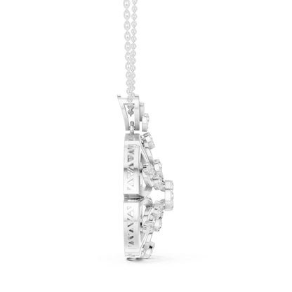 Round Lab Grown Diamond Pendant