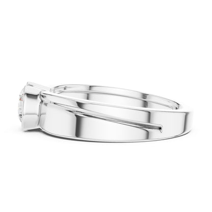 Men's Round Lab Grown Diamond Ring