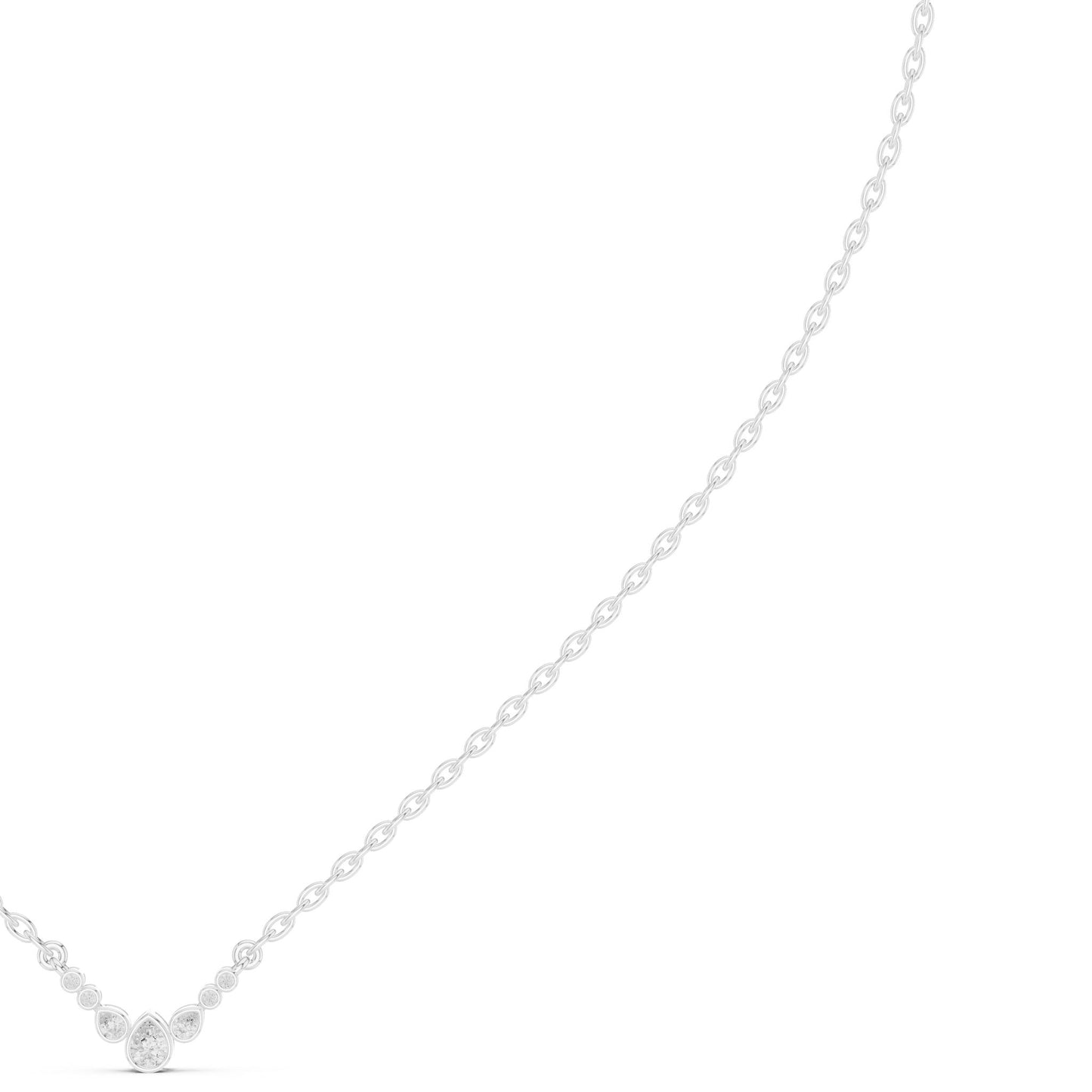 Round Lab Grown Diamond Pendant
