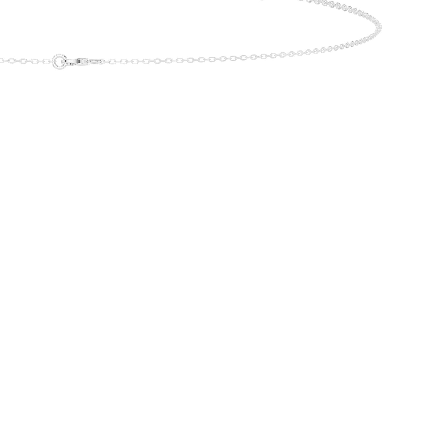 Round Lab Grown Diamond Pendant