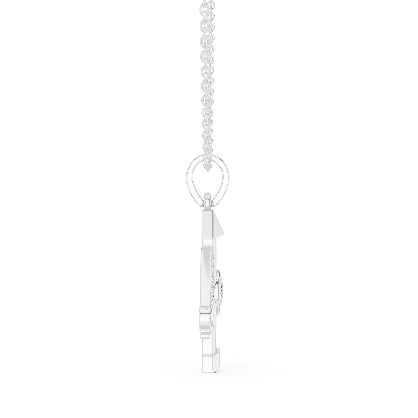 Round Lab Grown Diamond Pendant