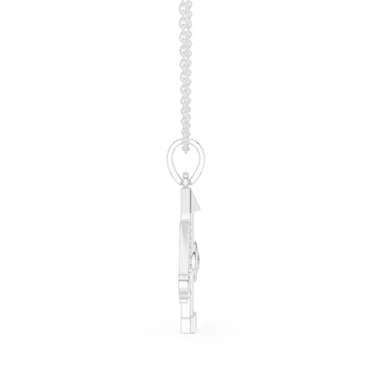 Round Lab Grown Diamond Pendant