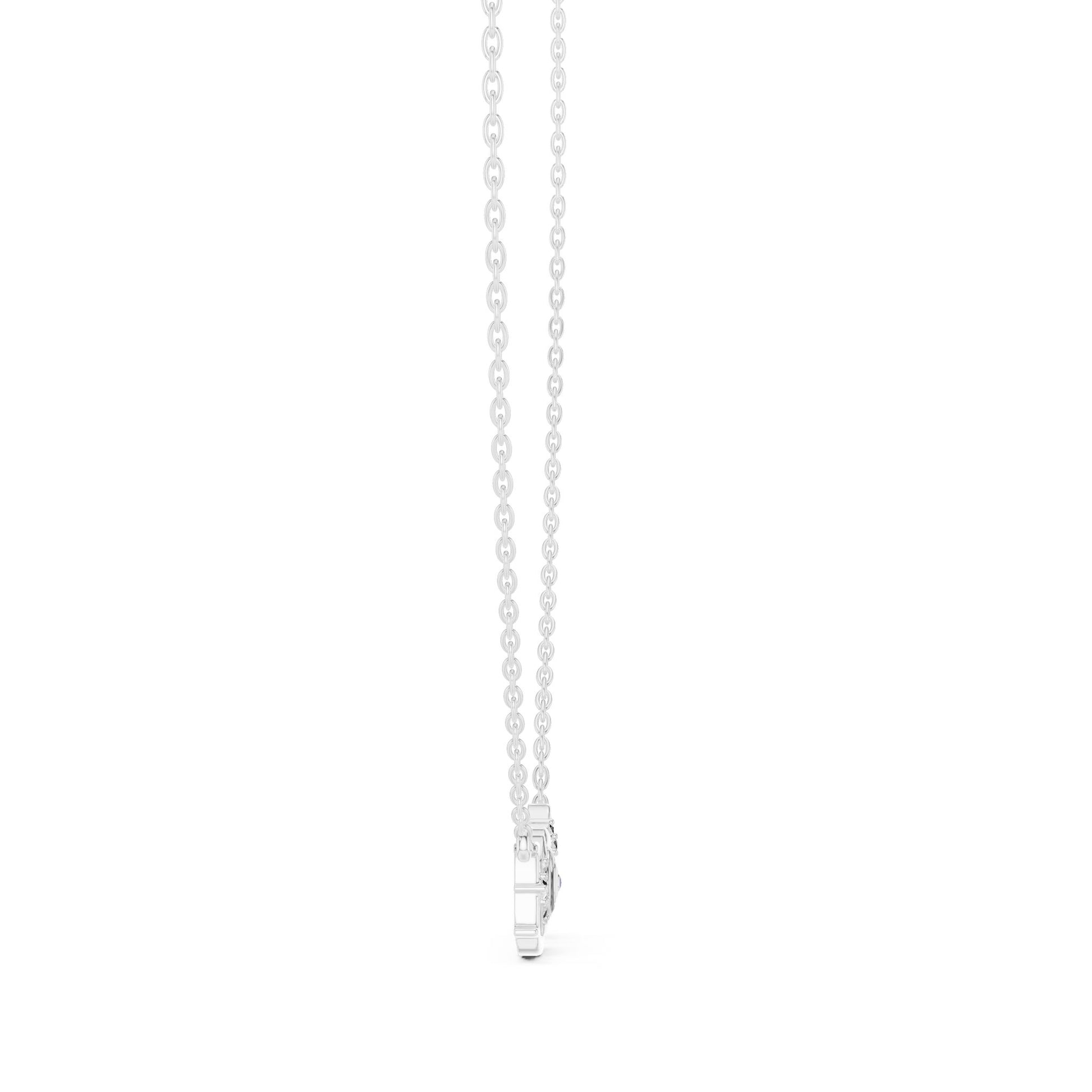 Round Lab Grown Diamond Pendant