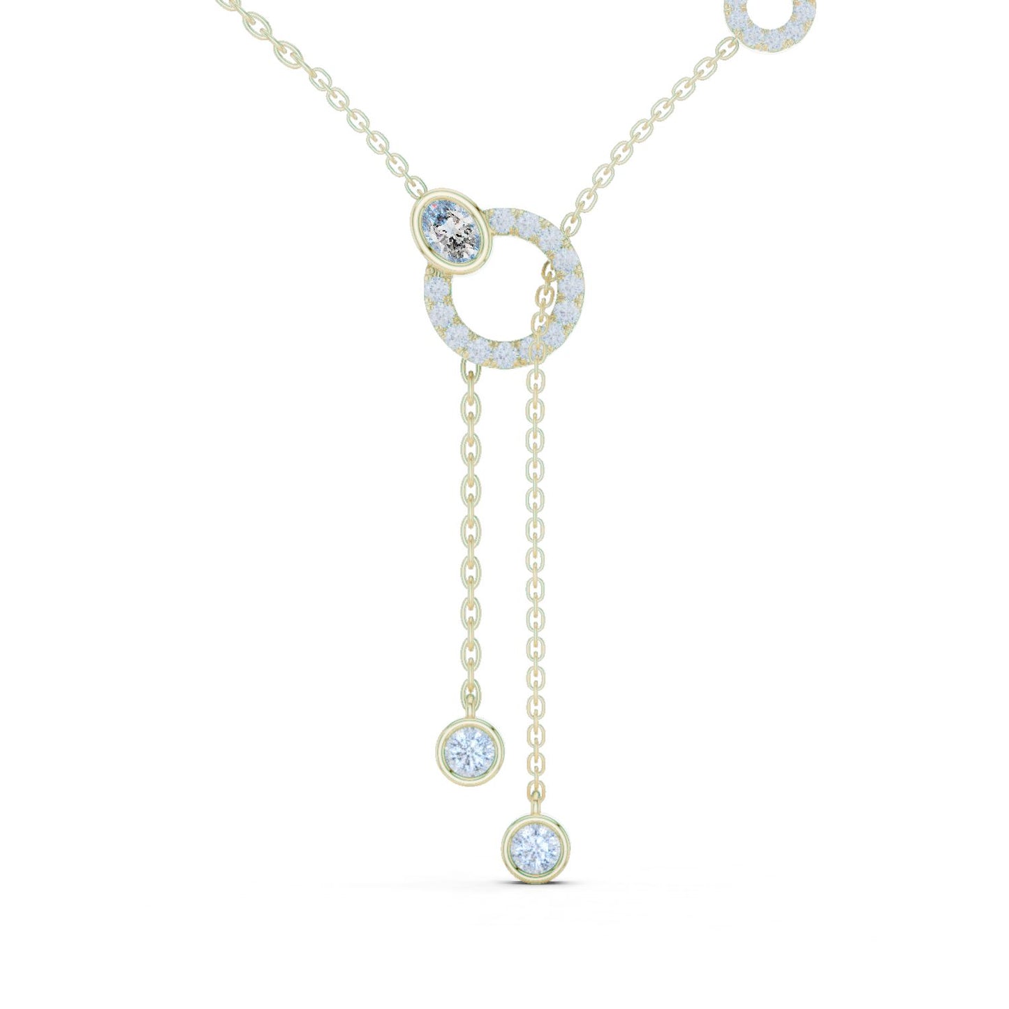 Round Lab Grown Diamond Pendant