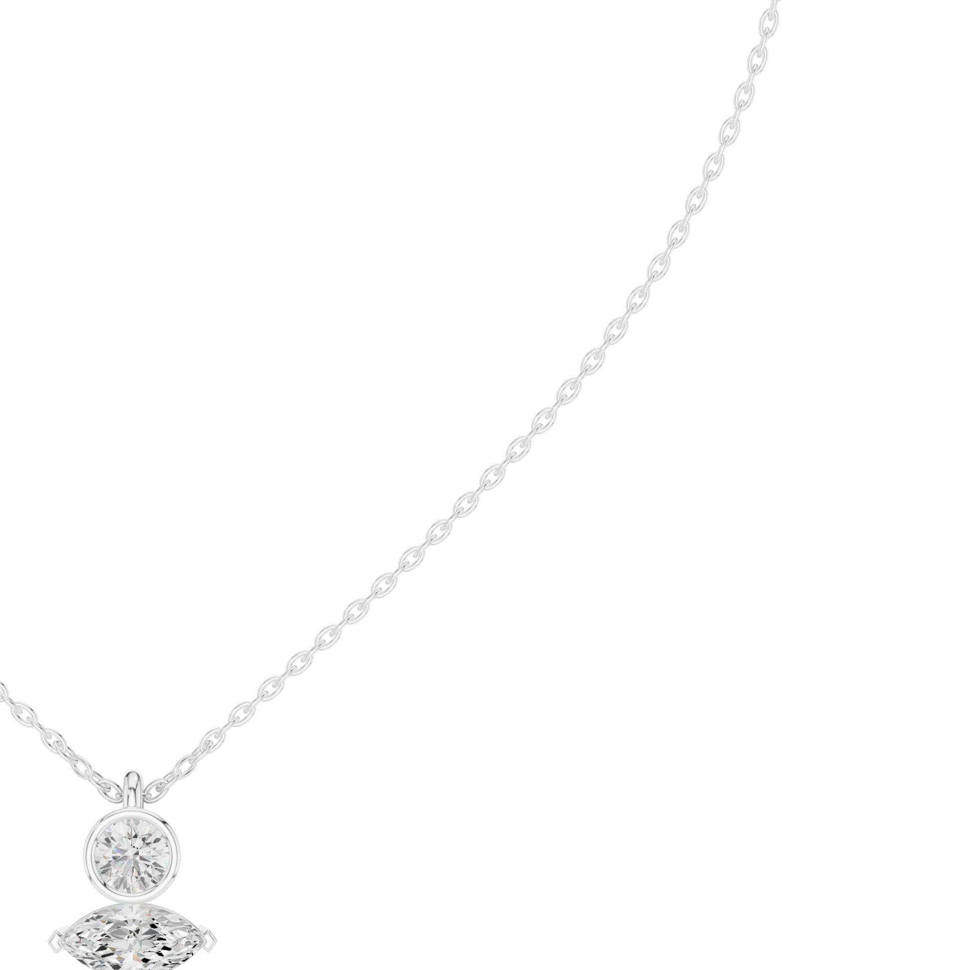 Round Lab Grown Diamond Pendant