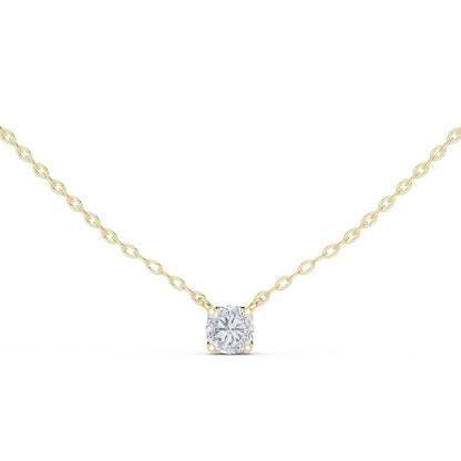 Round Lab Grown Diamond Pendant