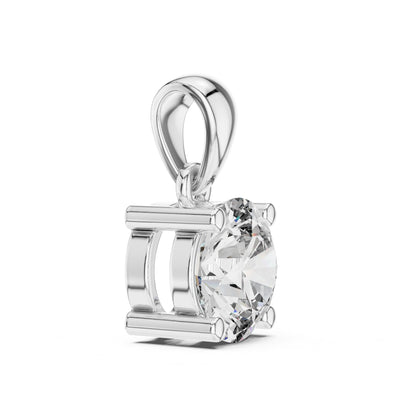 Round Lab Grown Diamond Pendant
