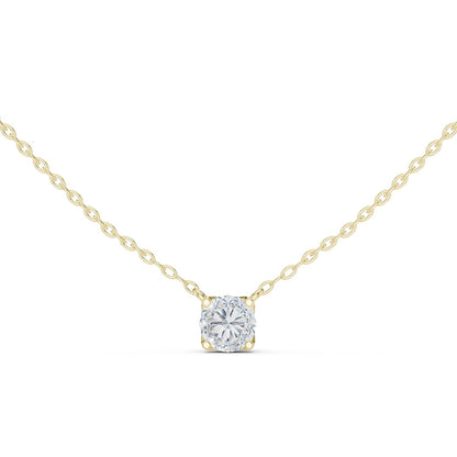 Round Lab Grown Diamond Pendant